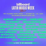 Anuel AA, Xavi, Pablo Alborán, Óscar Maydon y más se suman a Billboard Latin Music Week 2025